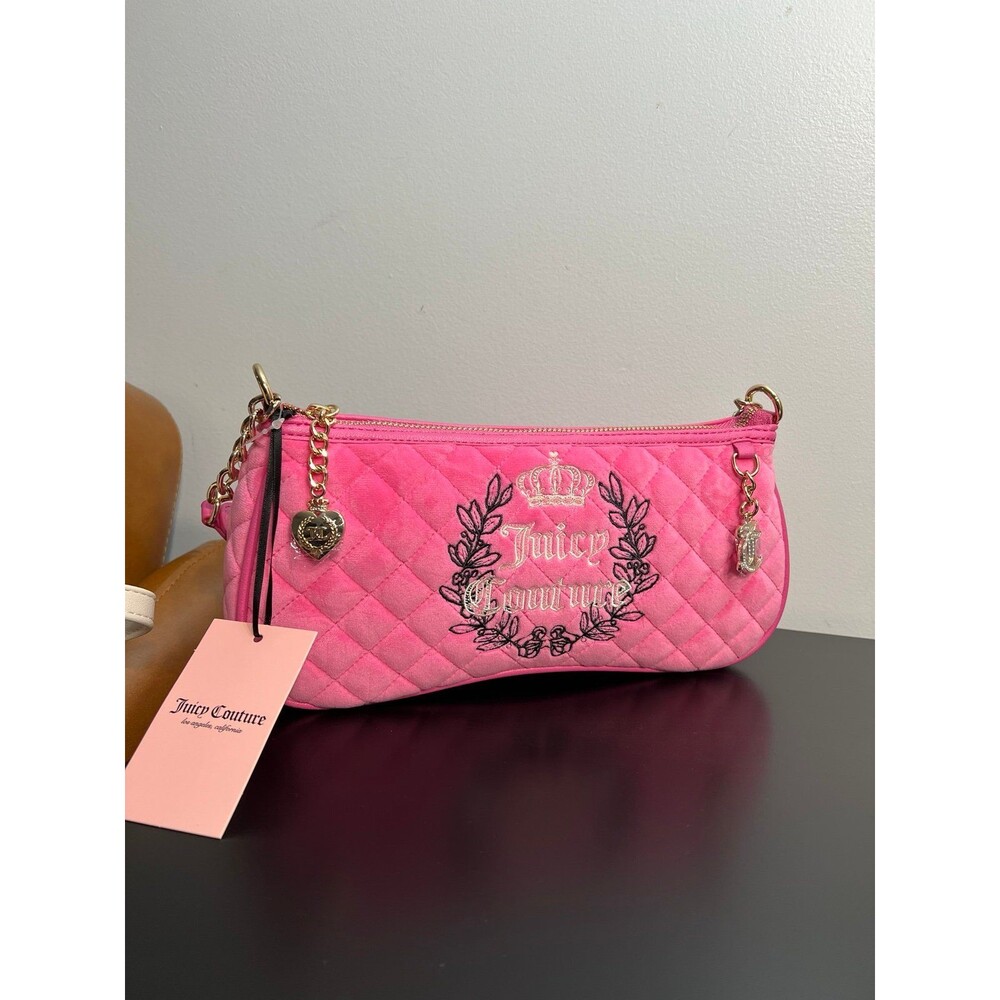 Juicy Couture Royal Moment Shoulder Bag - Juicy Pink Y2K - NWT VIRAL - Picture 8 of 9